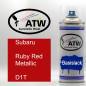 Preview: Subaru, Ruby Red Metallic, D1T: 400ml Sprühdose, von ATW Autoteile West.